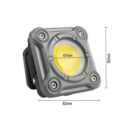 Luminaire de travail rechargeable à intensité variable LED/15W/5V IPX4 1000 lm 2000 mAh