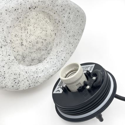 Luminaire décoratif d'extérieur LUMISTONE 1xE27/15W/230V IP65 Ø 26,5 cm