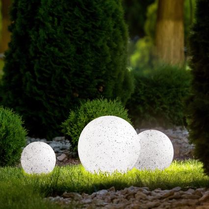 Luminaire décoratif extérieur GARDEN BALL 1xE27/40W/230V IP65 d. 25 cm