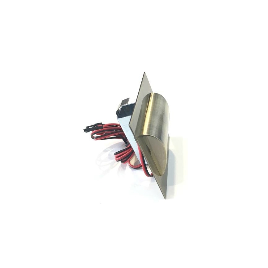 Luminaire d'escalier DECORUS LED/1,2W/12V 3000K laiton