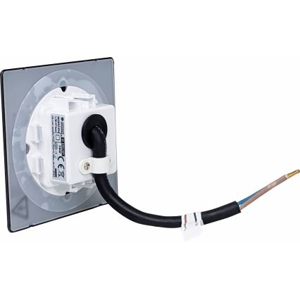 Luminaire d'escalier extérieur LED/1,7W/230V 3000/4000/6000K IP54 noir