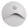 Luminaire d'escalier LED avec détecteur de mouvement et capteur crépusculaire EXIN LED/2,5W/230V 3000K IP65 blanc rond