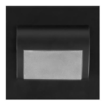 Luminaire d'escalier LED DECORUS LED/1,2W/12V 6000K noir