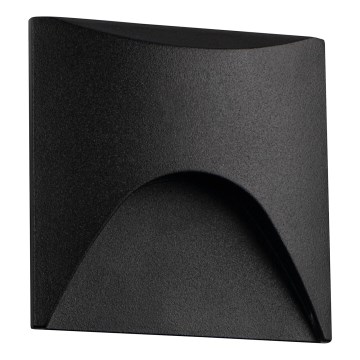 Luminaire d'escalier LED EXIN LED/2,5W/230V 3000K IP65 noir carré