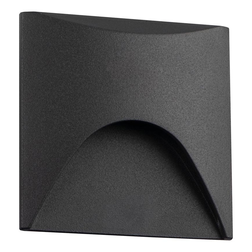 Luminaire d'escalier LED EXIN LED/2,5W/230V 4000K IP65 anthracite carré