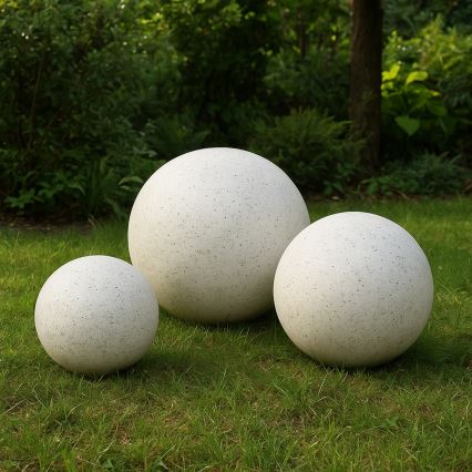 Luminaire d'extérieur décoratif LUMISTONE 1xE27/15W/230V IP65 pr. 28 cm