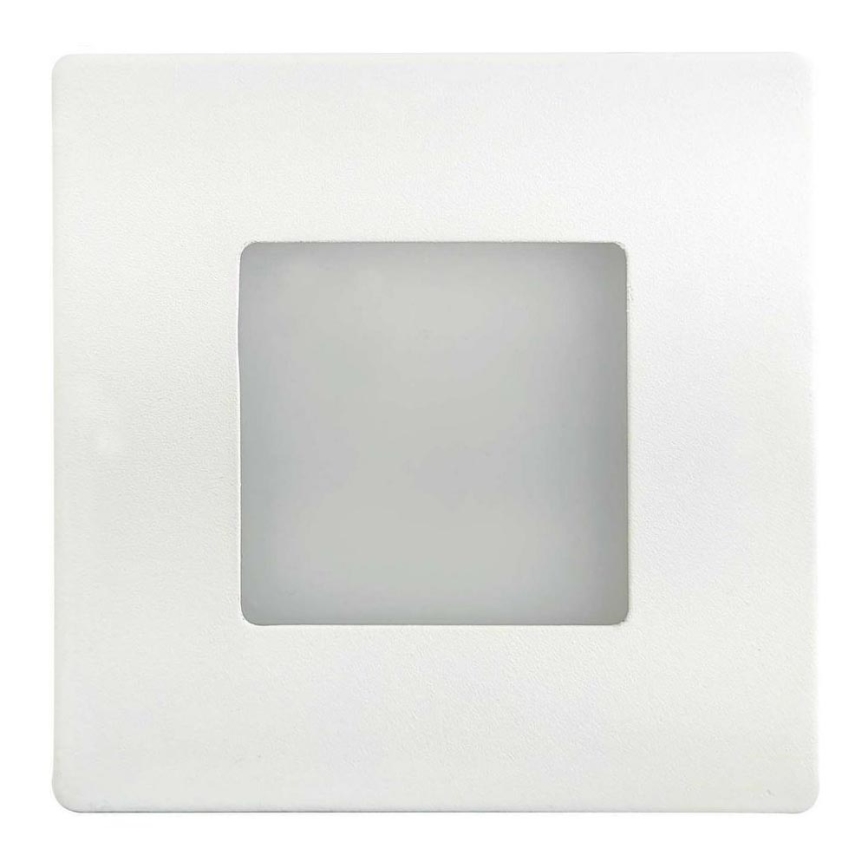 Luminaire d'extérieur pour escalier LED/1,7W/230V 2700K IP44 blanc