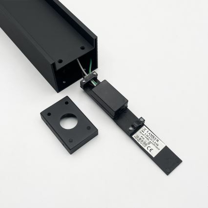 Luminaire d'extérieur VESPER 1xG9/5W/230V IP44 50 cm noir