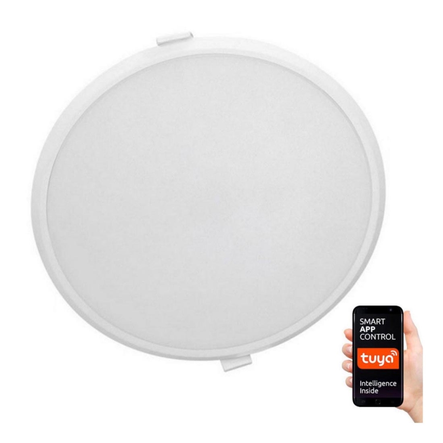 Luminaire encastrable à intensité variable ALGINE LED/22W/230V Wi-Fi Tuya rond