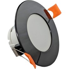 Luminaire encastrable de salle de bain LED LED/8W/230V 3000K IP65 noir