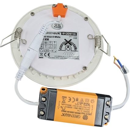 Luminaire encastrable de salle de bain LED VEGA LED/6W/230V 3800K d. 11,8 cm IP44
