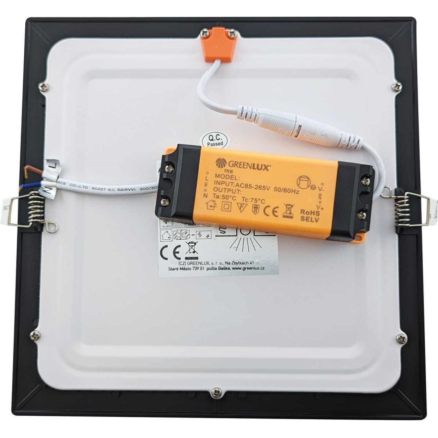Luminaire encastrable salle de bain VEGA LED/18W/230V 2800K 22,5 cm IP44