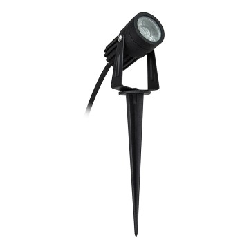 Luminaire extérieur LED/3W/230V 2800K IP67 noir