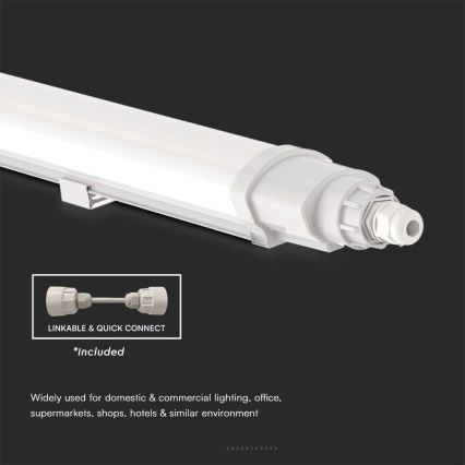 Luminaire fluorescent industriel LED/18W/230V 4000K IP65 60 cm