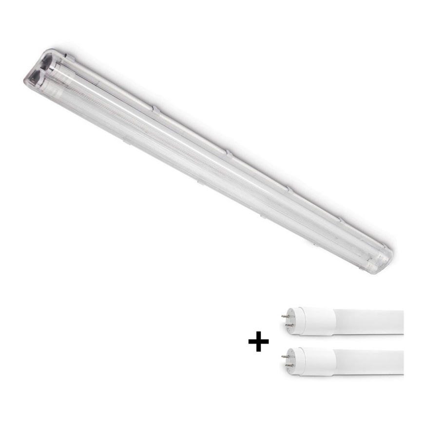 Luminaire fluorescent industriel LED T8 2xG13/18W/230V 4000K IP65