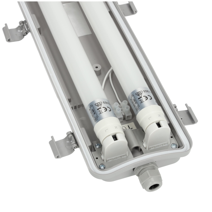 Luminaire fluorescent industriel LED T8 2xG13/18W/230V 4000K IP65
