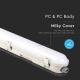 Luminaire fluorescent industriel SAMSUNG CHIP LED/60W/230V 4000K 120cm IP65