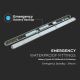 Luminaire fluorescent industriel URGENCE LED/48W/230V 4000K 150cm IP65