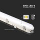 Luminaire fluorescent industriel URGENCE LED/48W/230V 6500K 150cm IP65