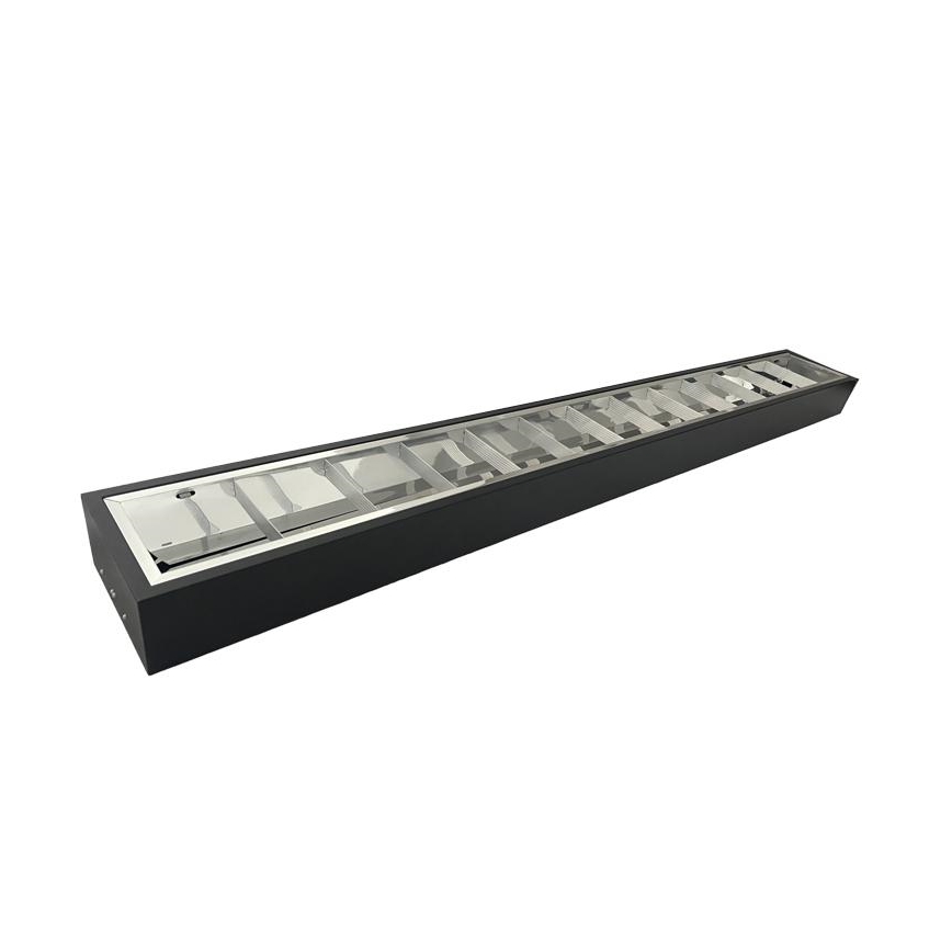 Luminaire fluorescente T8 2xG13/18W/230V 120 cm noir