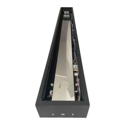 Luminaire fluorescente T8 2xG13/18W/230V 120 cm noir