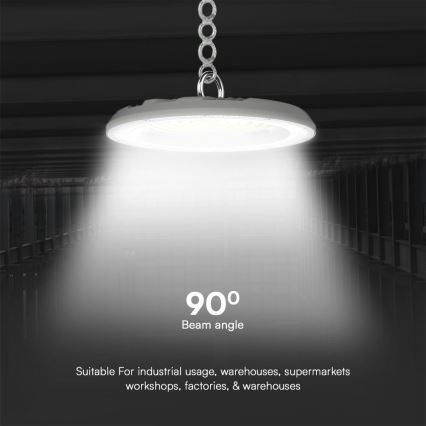 Luminaire industriel High Bay LED/100W/230V 3000/4000/6500K IP65 ø 23,5 cm