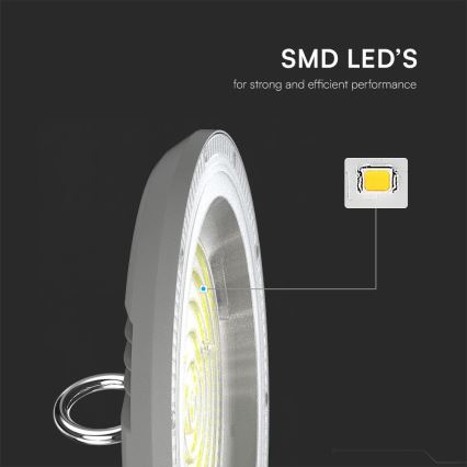 Luminaire industriel High Bay LED/100W/230V 3000/4000/6500K IP65 ø 23,5 cm