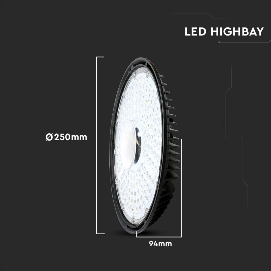 Luminaire industriel High Bay LED/100W/230V 4000K IP65