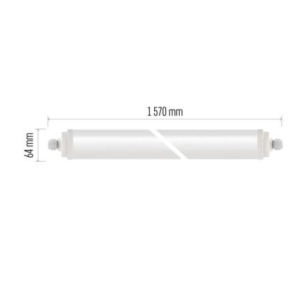 Luminaire industriel LED/51W/230V IP65 4000K 157 cm