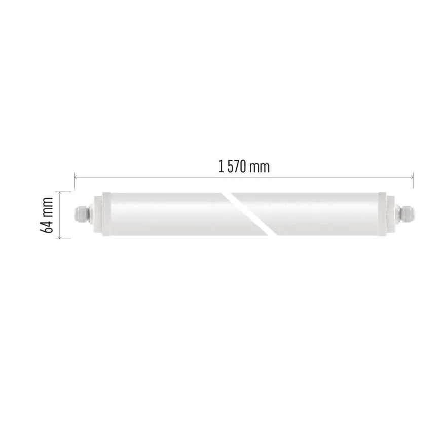 Luminaire industriel LED/51W/230V IP65 4000K 157 cm