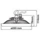 Luminaire industriel SAMSUNG CHIP LED/50W/230V 120° IP44