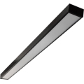 Luminaire LED de plafond CYNIDECO, montage en applique ou suspendu, LED/12W/230V, 4000K, noir