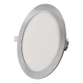 Luminaire LED encastré NEXXO LED/18W/230V 3000/3500/4000K argenté Ø 22,5 cm