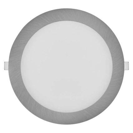 Luminaire LED encastré NEXXO LED/18W/230V 3000/3500/4000K argenté Ø 22,5 cm