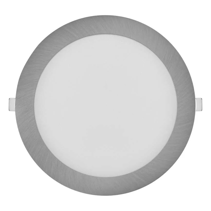 Luminaire LED encastré NEXXO LED/18W/230V 3000/3500/4000K argenté Ø 22,5 cm