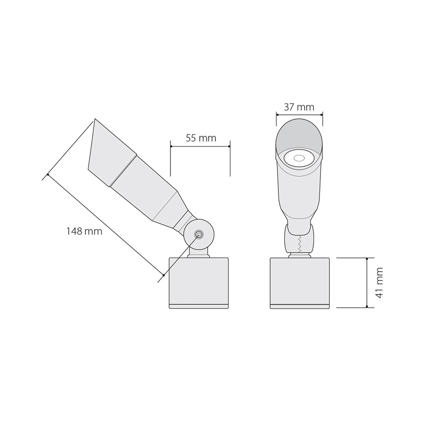 Luminaire LED extérieur OKO 1xLED/1W/350mA IP54