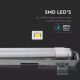 Luminaire LED fluorescent industriel T8 2xG13/10W/230V 4000K 60cm IP65