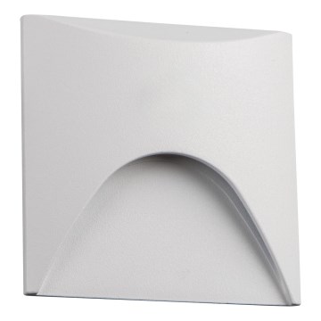 Luminaire LED pour escalier EXIN LED/2,5W/230V 4000K IP65 blanc carré