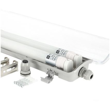 Luminaire LED technique T8 2xG13/18W/230V 6500K IP65 127 cm