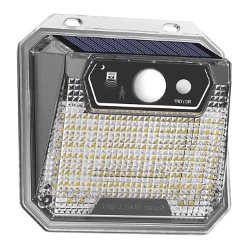 Luminaire solaire avec détecteur LED/3W/5,5V IP65