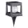 Luminaire solaire LED CUBO LED/3,7 V 1200 mAh IP44 noir