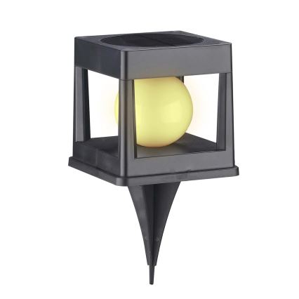 Luminaire solaire LED CUBO LED/3,7 V 1200 mAh IP44 noir