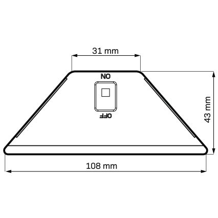 Luminaire solaire LED ELI, 4,5 W / 3,7 V, 500 mAh, IP44, noir