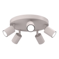 Luminaire spot FUN 5xGU10/8W/230V crème