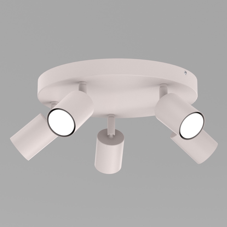 Luminaire spot FUN 5xGU10/8W/230V crème