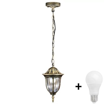 Luminaire suspendu LED d'extérieur FLORENCJA 1xE27/10W/230V IP43