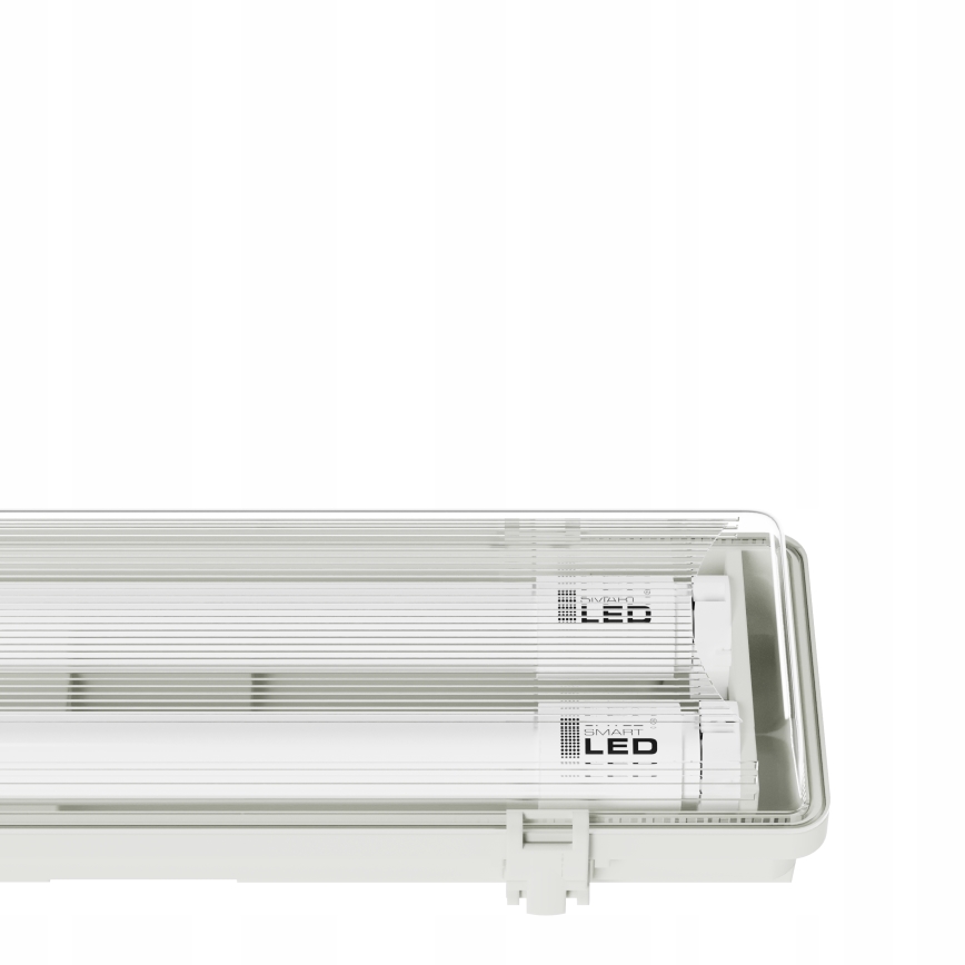 Luminaire technique LED pour tubes T8 2xG13/20W/230V 6500K 120 cm IP65 blanc