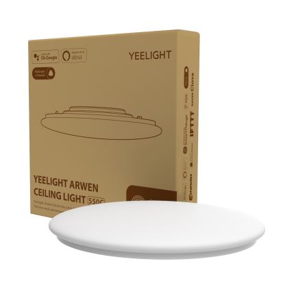 Yeelight - Luminaire LED RGB à intensité variable salle de bain ARWEN 550C LED/50W/230V IP50 CRI 90 + télécommande Wi-Fi/BT