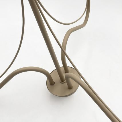 Lustre à chaîne ANTON 3xE14/60W/230V beige
