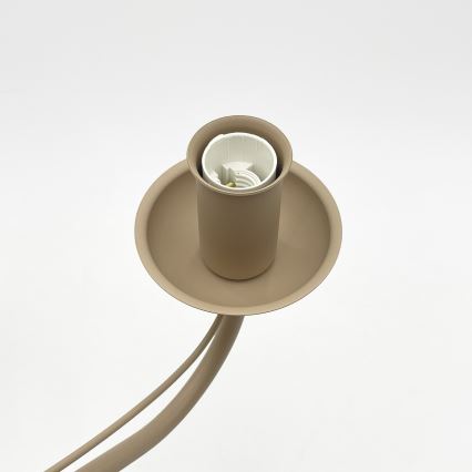 Lustre à chaîne ANTON 8xE14/60W/230V beige